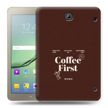 Силиконовый чехол на Samsung Galaxy Tab S2 8.0 с принтом женский
