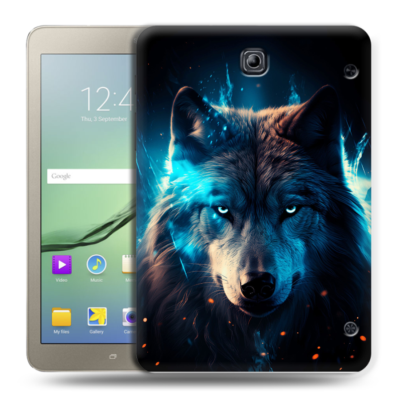 Силиконовый чехол на Samsung Galaxy Tab S2 8.0 с принтом Волк ночной Силиконовый чехол на Samsung Galaxy Tab S2 8.0 с принтом Волк ночной