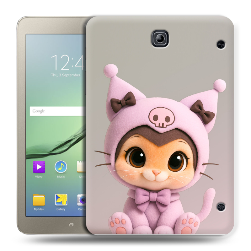 Силиконовый чехол на Samsung Galaxy Tab S2 8.0 с принтом Куроми Kuromi Силиконовый чехол на Samsung Galaxy Tab S2 8.0 с принтом Куроми Kuromi