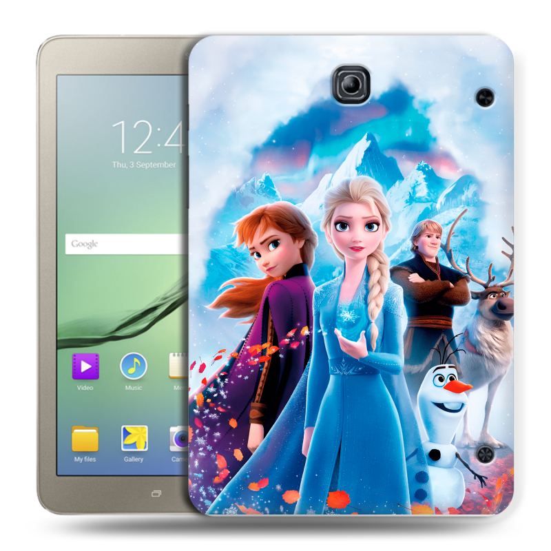 Силиконовый чехол на Samsung Galaxy Tab S2 8.0 с принтом Холодное сердце Frozen Силиконовый чехол на Samsung Galaxy Tab S2 8.0 с принтом Холодное сердце Frozen
