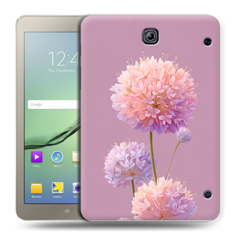 Силиконовый чехол на Samsung Galaxy Tab S2 8.0 с принтом Цветы Силиконовый чехол на Samsung Galaxy Tab S2 8.0 с принтом Цветы