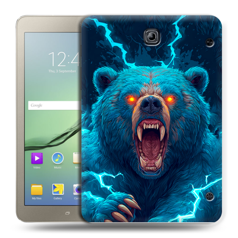 Силиконовый чехол на Samsung Galaxy Tab S2 8.0 с принтом Медведь Силиконовый чехол на Samsung Galaxy Tab S2 8.0 с принтом Медведь