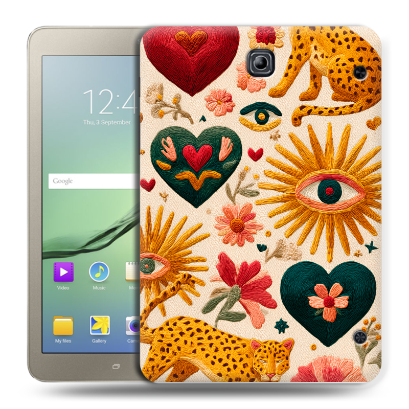 Силиконовый чехол на Samsung Galaxy Tab S2 8.0 с принтом Модный принт Силиконовый чехол на Samsung Galaxy Tab S2 8.0 с принтом Модный принт