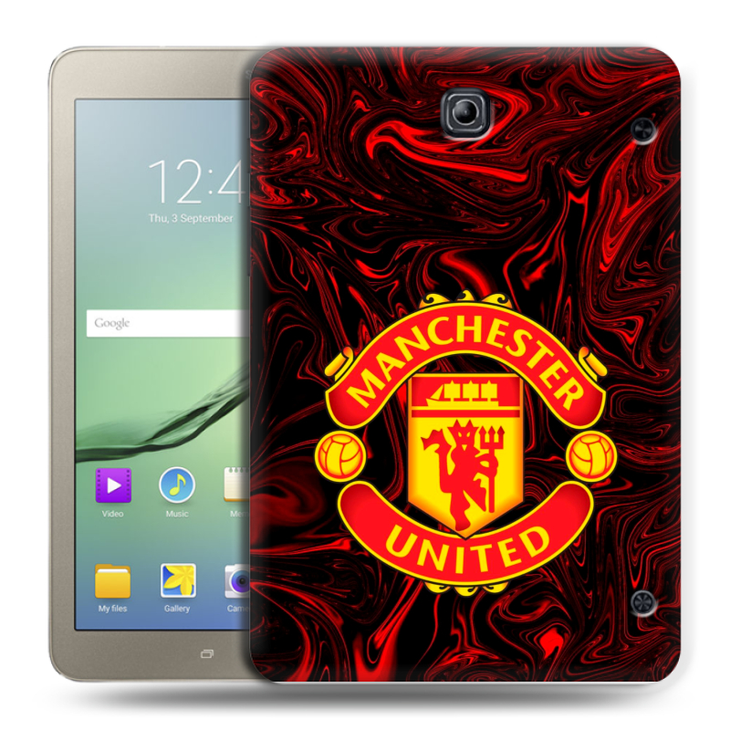 Силиконовый чехол на Samsung Galaxy Tab S2 8.0 с принтом Manchester United Силиконовый чехол на Samsung Galaxy Tab S2 8.0 с принтом Manchester United