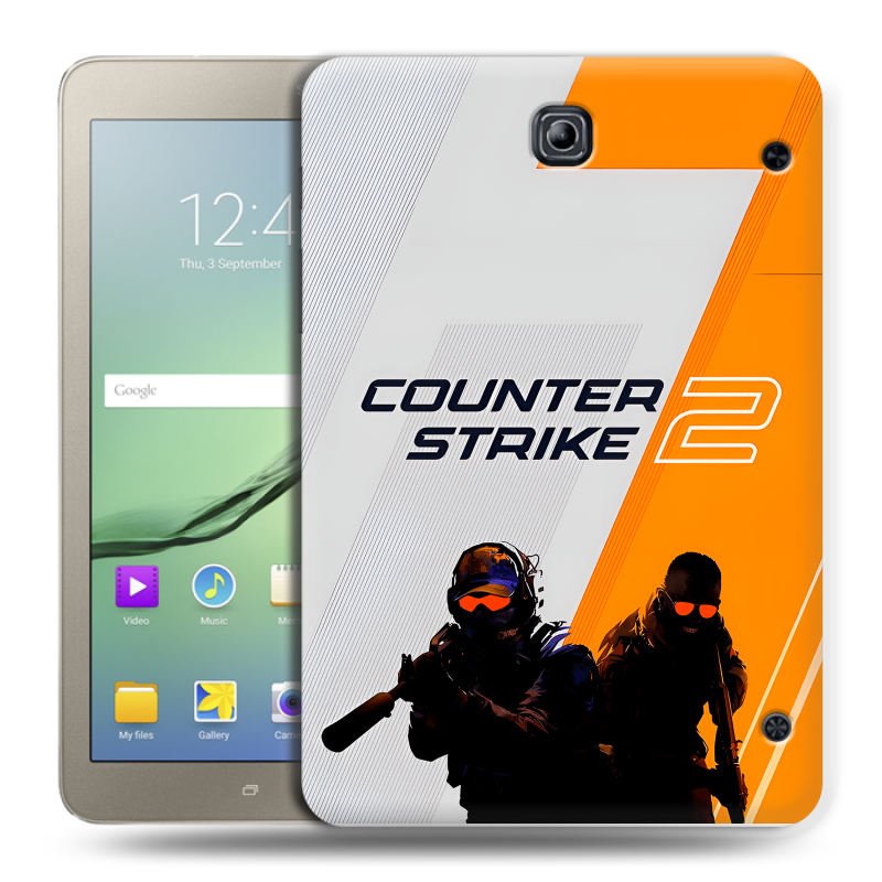Силиконовый чехол на Samsung Galaxy Tab S2 8.0 с принтом Counter Strike Силиконовый чехол на Samsung Galaxy Tab S2 8.0 с принтом Counter Strike