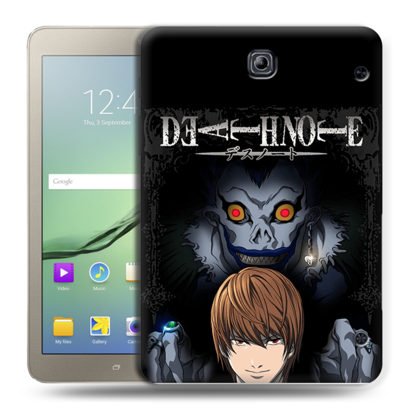 Силиконовый чехол на Samsung Galaxy Tab S2 8.0 с принтом Death note Тетрадь смерти Силиконовый чехол на Samsung Galaxy Tab S2 8.0 с принтом Death note Тетрадь смерти