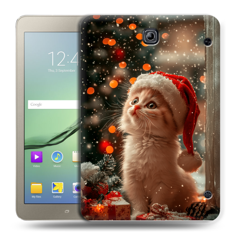Силиконовый чехол на Samsung Galaxy Tab S2 8.0 с принтом Новый год Силиконовый чехол на Samsung Galaxy Tab S2 8.0 с принтом Новый год