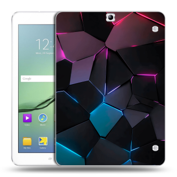 Силиконовый чехол на планшета Samsung Galaxy Tab S2 9.7 с принтом Геометрия неона Силиконовый чехол на планшета Samsung Galaxy Tab S2 9.7 с принтом Геометрия неона