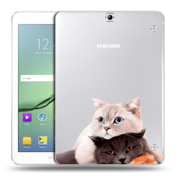 Силиконовый чехол на планшета Samsung Galaxy Tab S2 9.7 с принтом Кошки Силиконовый чехол на планшета Samsung Galaxy Tab S2 9.7 с принтом Кошки
