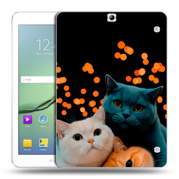 Силиконовый чехол на планшета Samsung Galaxy Tab S2 9.7 с принтом Кошки Силиконовый чехол на планшета Samsung Galaxy Tab S2 9.7 с принтом Кошки