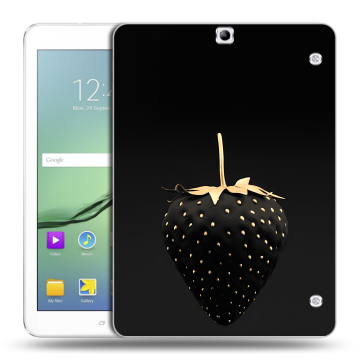 Силиконовый чехол на планшета Samsung Galaxy Tab S2 9.7 с принтом Черная клубника Силиконовый чехол на планшета Samsung Galaxy Tab S2 9.7 с принтом Черная клубника