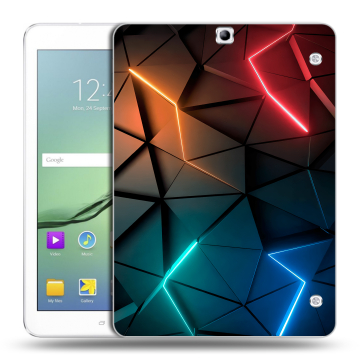 Силиконовый чехол на планшета Samsung Galaxy Tab S2 9.7 с принтом Абстракция неон Силиконовый чехол на планшета Samsung Galaxy Tab S2 9.7 с принтом Абстракция неон