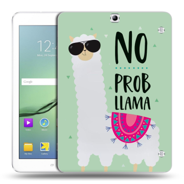 Силиконовый чехол на планшета Samsung Galaxy Tab S2 9.7 с принтом Лама Силиконовый чехол на планшета Samsung Galaxy Tab S2 9.7 с принтом Лама