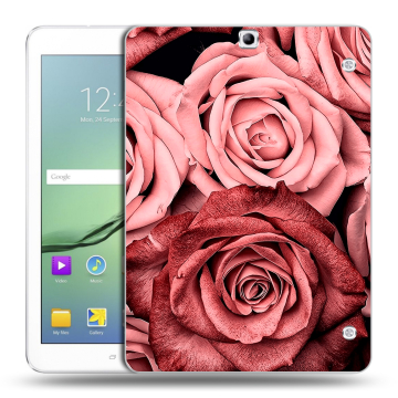 Силиконовый чехол на планшета Samsung Galaxy Tab S2 9.7 с принтом Цветы розы Силиконовый чехол на планшета Samsung Galaxy Tab S2 9.7 с принтом Цветы розы