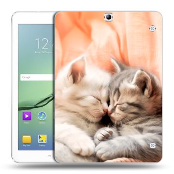 Силиконовый чехол на Samsung Galaxy Tab S2 9.7 с принтом Котята