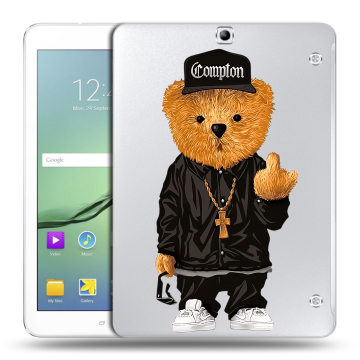 Силиконовый чехол на Samsung Galaxy Tab S2 9.7 с принтом Мишка