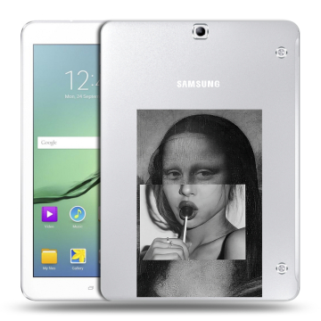Силиконовый чехол на Samsung Galaxy Tab S2 9.7 с принтом Мона Лиза