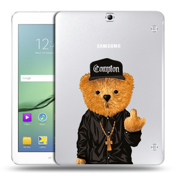 Силиконовый чехол на Samsung Galaxy Tab S2 9.7 с принтом Плюшевый медведь