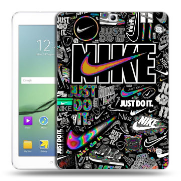 Силиконовый чехол на Samsung Galaxy Tab S2 9.7 с принтом Найк
