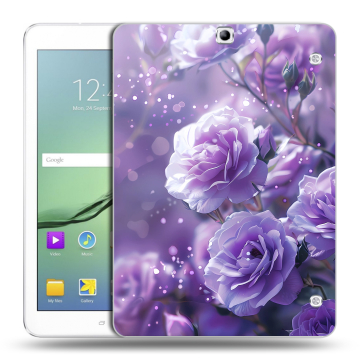 Силиконовый чехол на Samsung Galaxy Tab S2 9.7 с принтом Розы цветы
