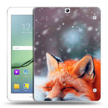 Силиконовый чехол на Samsung Galaxy Tab S2 9.7 с принтом лиса
