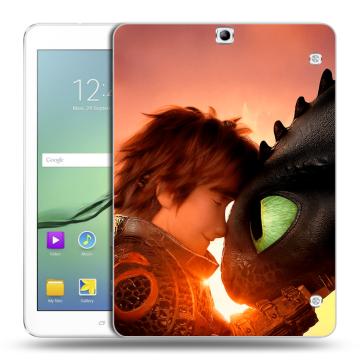 Силиконовый чехол на Samsung Galaxy Tab S2 9.7 с принтом Как приручить дракона