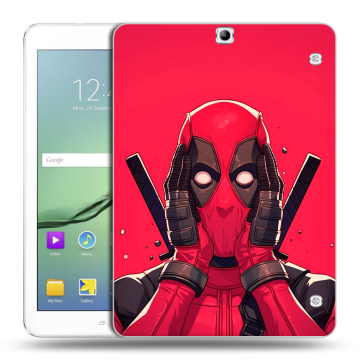 Силиконовый чехол на Samsung Galaxy Tab S2 9.7 с принтом Дедпул Deadpool