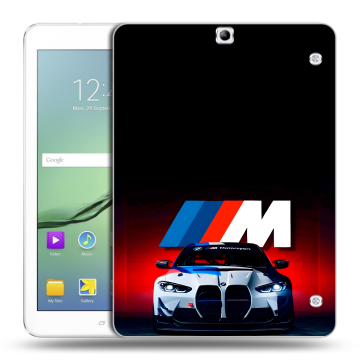 Силиконовый чехол на Samsung Galaxy Tab S2 9.7 с принтом БМВ BMW