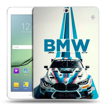 Силиконовый чехол на Samsung Galaxy Tab S2 9.7 с принтом БМВ BMW Силиконовый чехол на Samsung Galaxy Tab S2 9.7 с принтом БМВ BMW
