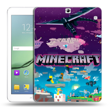 Силиконовый чехол на Samsung Galaxy Tab S2 9.7 с принтом Майнкрафт Minecraft Силиконовый чехол на Samsung Galaxy Tab S2 9.7 с принтом Майнкрафт Minecraft