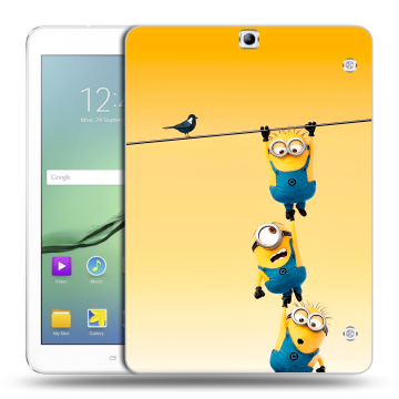 Силиконовый чехол на Samsung Galaxy Tab S2 9.7 с принтом Миньоны Силиконовый чехол на Samsung Galaxy Tab S2 9.7 с принтом Миньоны