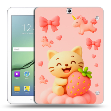 Силиконовый чехол на Samsung Galaxy Tab S2 9.7 с принтом для девочек