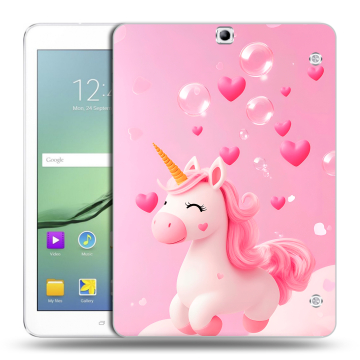 Силиконовый чехол на Samsung Galaxy Tab S2 9.7 с принтом Единорог Силиконовый чехол на Samsung Galaxy Tab S2 9.7 с принтом Единорог