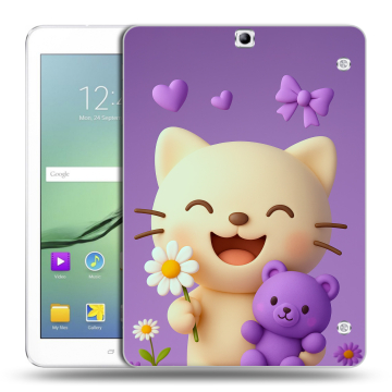 Силиконовый чехол на Samsung Galaxy Tab S2 9.7 с принтом для девочек