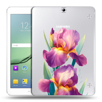 Силиконовый чехол на Samsung Galaxy Tab S2 9.7 с принтом Цветы орхидеи