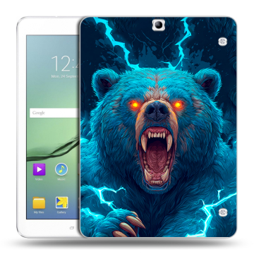 Силиконовый чехол на Samsung Galaxy Tab S2 9.7 с принтом Медведь