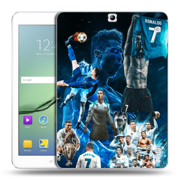 Силиконовый чехол на Samsung Galaxy Tab S2 9.7 с принтом Реал Роналдо