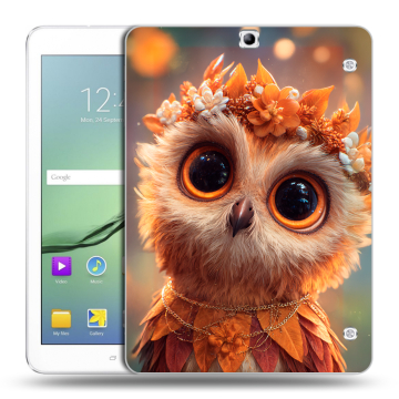 Силиконовый чехол на Samsung Galaxy Tab S2 9.7 с принтом Милая сова