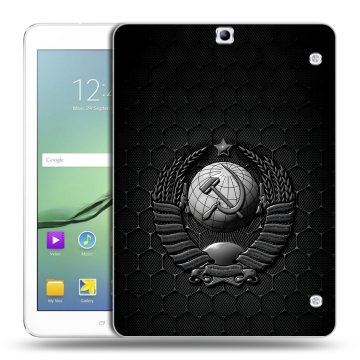 Силиконовый чехол на Samsung Galaxy Tab S2 9.7 с принтом Герб Флаг СССР Силиконовый чехол на Samsung Galaxy Tab S2 9.7 с принтом Герб Флаг СССР