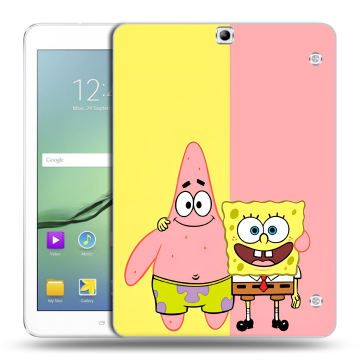 Силиконовый чехол на Samsung Galaxy Tab S2 9.7 с принтом Спанч боб Спанчбоб Силиконовый чехол на Samsung Galaxy Tab S2 9.7 с принтом Спанч боб Спанчбоб