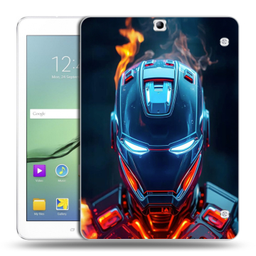 Силиконовый чехол на Samsung Galaxy Tab S2 9.7 с принтом IronMan Железный человек