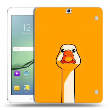Силиконовый чехол на Samsung Galaxy Tab S2 9.7 с принтом Смешная утка