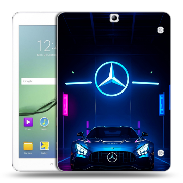 Силиконовый чехол на Samsung Galaxy Tab S2 9.7 с принтом Mercedes Мерседес Силиконовый чехол на Samsung Galaxy Tab S2 9.7 с принтом Mercedes Мерседес