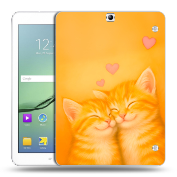 Силиконовый чехол на Samsung Galaxy Tab S2 9.7 с принтом Милые котята