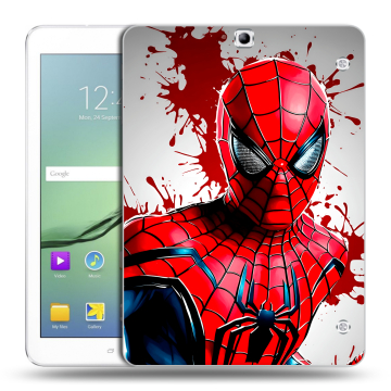 Силиконовый чехол на Samsung Galaxy Tab S2 9.7 с принтом Spiderman Человек паук