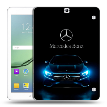 Силиконовый чехол на Samsung Galaxy Tab S2 9.7 с принтом Mercedes Мерседес Силиконовый чехол на Samsung Galaxy Tab S2 9.7 с принтом Mercedes Мерседес
