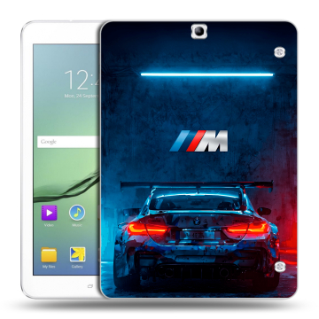Силиконовый чехол на Samsung Galaxy Tab S2 9.7 с принтом BMW БМВ Силиконовый чехол на Samsung Galaxy Tab S2 9.7 с принтом BMW БМВ