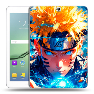 Силиконовый чехол на Samsung Galaxy Tab S2 9.7 с принтом Аниме Наруто Naruto