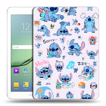 Силиконовый чехол на Samsung Galaxy Tab S2 9.7 с принтом Лило и Стич Силиконовый чехол на Samsung Galaxy Tab S2 9.7 с принтом Лило и Стич