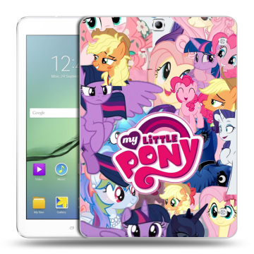 Силиконовый чехол на Samsung Galaxy Tab S2 9.7 с принтом My little pony Дружба чудо